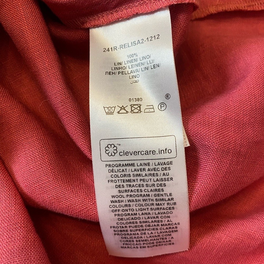 Casual Maxi Dress with Tie Waist - Dusty Rose - CAROL - Picture 11 of 13